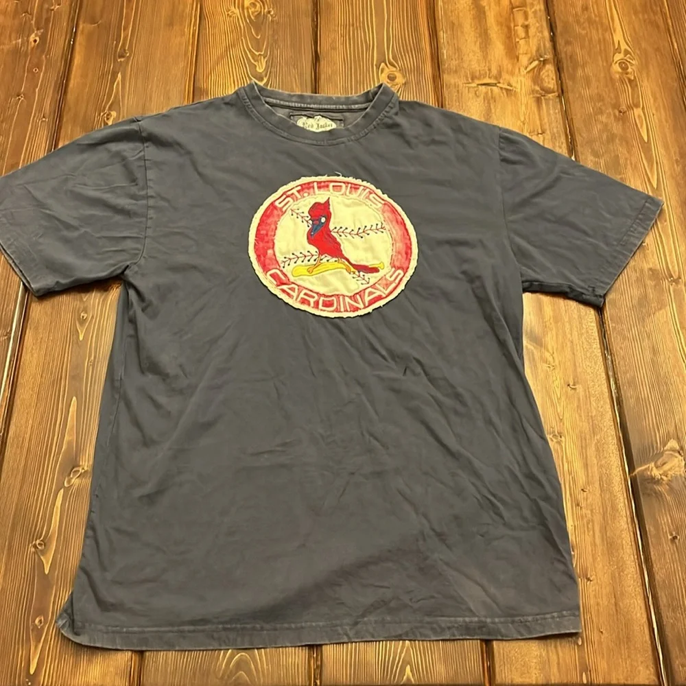 St. Louis Cardinals Red and Blue Men's Shirt - Picture 4 of 6
